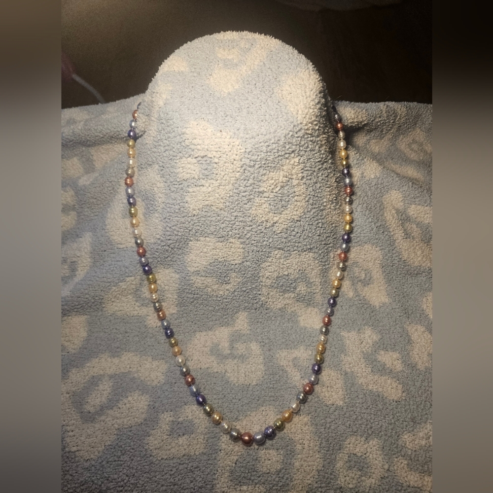 Vintage HONORA Freshwater Pearl Long Strand Necklace